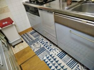 もう一度フロントオープン食洗機取替　ミカドキッチンがなくて、困った 　施工後