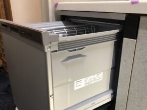 ヤマハトップオープン食洗機取替え交換工事　カウンター下設置方法