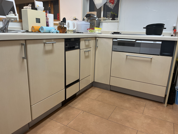 30㎝食洗機を45㎝食洗機に取替える　交換工事費用と取替工事内容