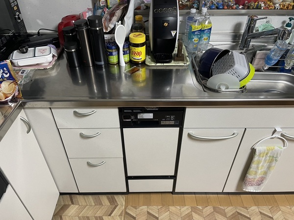 30㎝食洗機を45㎝食洗機に取替える　施工事例のパターンを参考にする