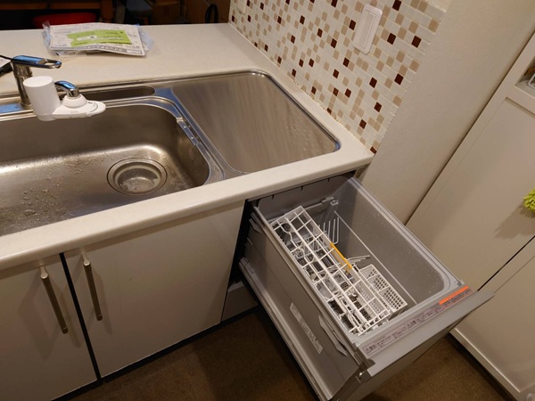 ヤマハトップオープン食洗機取替え交換工事　施工事例を参考にする