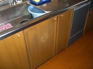 シンク下フロントオープン食洗機交換 深型タイプがどうしても、欲しい 施工後