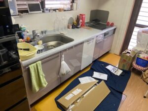 もう一度フロントオープン食洗機取替　パナソニック設置条件