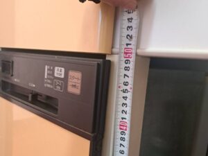 シンク下フロントオープン食洗機交換 食洗機のサイズ 高さ