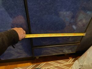 45cmフロントオープン食洗をスライドオープン食洗機に取替　食洗機の幅サイズ