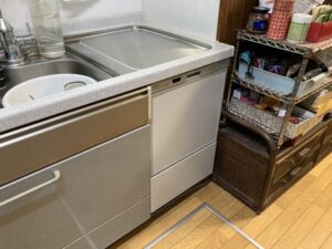 ミカドトップオープン食洗機取替え 食洗機パネル