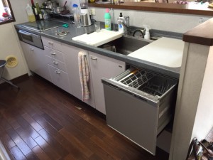 へーベルハウス　ヤマハ　トップオープン食洗機⑤