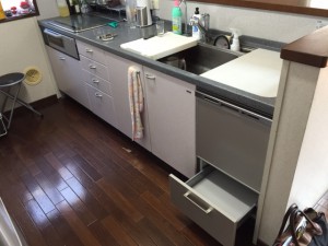 へーベルハウス　ヤマハ　トップオープン食洗機⑥