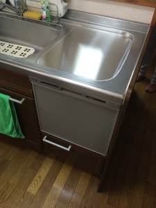 EW-CB57PF　三菱電機　トップオープン食洗機　取替え　①