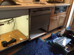 FB６０１０D　ハーマン食洗機　取替え④