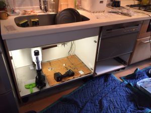 FB６０１０D　ハーマン食洗機　取替え⑤