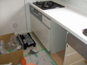 パナソニック食洗機　新設　後付け