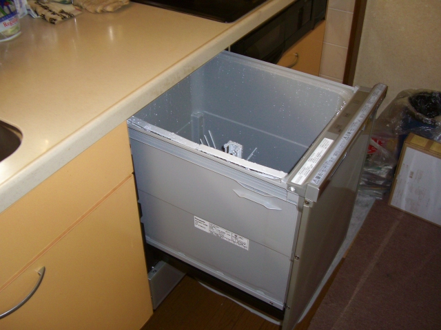 パナソニック食洗機　交換　ＮＰ－４５ＶＤ７Ｓ 新規設置,後付け,システムキッチン,リフォーム,取り付け,あとからビルトイン,新規取り付け,NP-45MD8S,深型,パナソニック製,