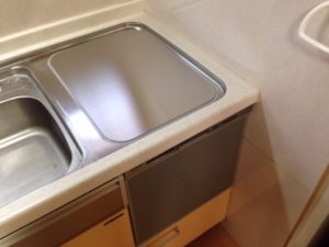 貝塚市半田にてトップオープン食洗機取替え！