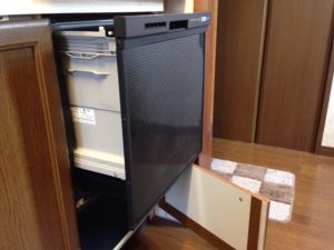 和泉市府中町にてトップオープン食洗機取替え！