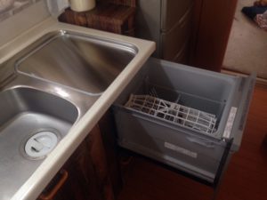 宇治市槙島町にてトップオープン食洗機取替え！