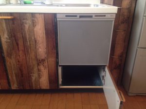 パナソニック食洗機　トップオープン食洗機交換　NP-45RS7S⑤