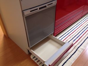 パナソニック食洗機　スライドオープン食洗機取付け　NP-45RS7S②