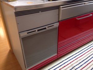 パナソニック食洗機　スライドオープン食洗機取付け　NP-45RS7S③