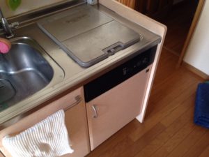 トステム　トップオープン食器洗浄機　DIY