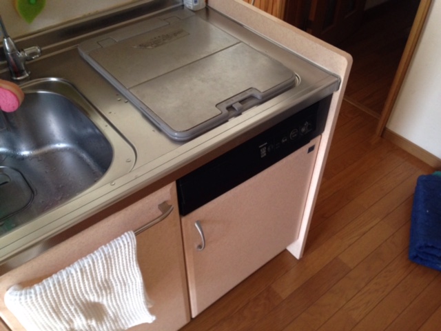 東芝食洗機　トップオープン食洗器取替え　DW-B45CT2③