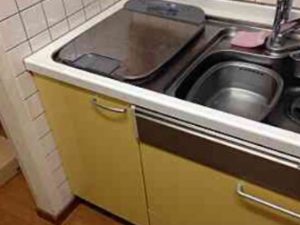 EW-CB57MK食洗機　スライドオープン食洗機交換　NP-45MS7W①