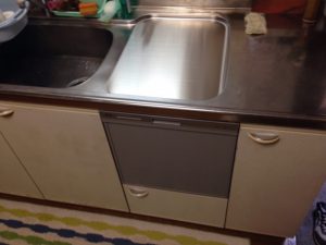 EW-CB58MK食洗機　スライドオープン食洗機交換　RKW-404A-SV④