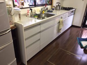 パナソニック食洗機　スライドオープン食洗機新設　NP-45MS7S②
