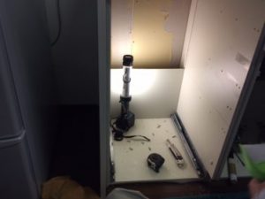 パナソニック食洗機　スライドオープン食洗機新設　NP-45MS7S③