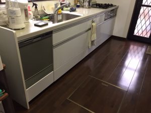 パナソニック食洗機　スライドオープン食洗機新設　NP-45MS7S⑩