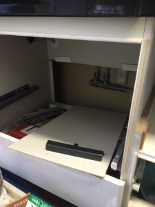 激安リンナイ食洗機　スライドミドル食洗機交換　RKW-C401C-JAK③