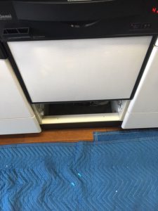 激安リンナイ食洗機　スライドミドル食洗機交換　RKW-C401C-JAK④
