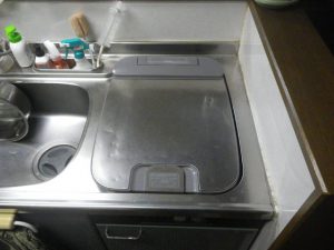 堺市中区でトップオープン食洗機をスライド食洗機へ入替！！