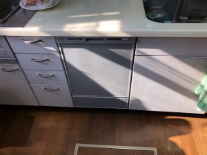 激安パナソニック食洗機　スライド食洗機交換　NP-45RD7S⑤