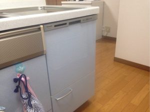 大阪狭山市でトップオープン食洗機→スライド食洗機の入替工事です！