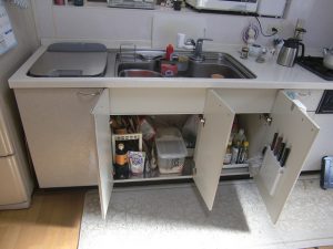 ミカドキッチン　三菱製EW-CB57MK　パナソニック製NP-45MS8W