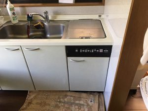 奈良市東九条町でトップオープン食洗機の撤去工事を行いました！