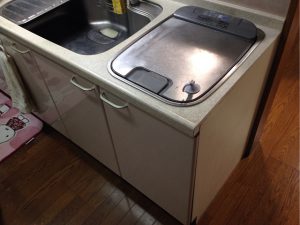 永大産業　トップオープン食器洗浄機　DIY