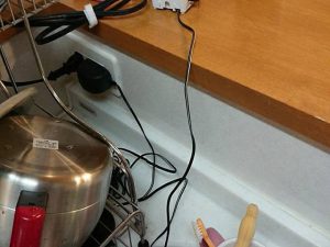 新設食洗機工事,パナソニックキッチン,NP-45RD7S,シルバー⑤