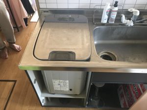 日立キッチントップオープン食洗食洗機取替や撤去 キッチン機器リフォーム