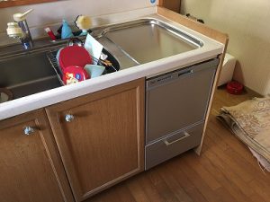 東大阪市南荘町にてトップオープン食洗機の入れ替え工事を行いました！