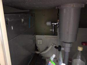 リンナイ製RKW-C401-CSV-SV　パナソニックNP-45RS7S