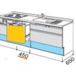 フロントオープン スライドオープン食洗機取替 キッチン機器リフォーム