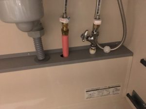 新設食洗機工事,リンナイ,フロントオープン,RKW-F402C-B,