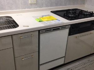 藤井寺市内のマンションで食洗機を取り付けさせて頂きました！