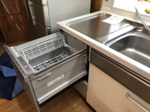 奈良県宇陀市にてミカドキッチンの食洗機を取替工事をしました！