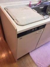 食洗機,トップオープン,取り付け,上開き,買い換え,交換,取り替え,リフォーム,ビルトイン,食洗機交換工事,取り付け,パナソニック製,NP-45MS8SAA