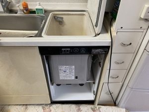 食洗機,トップオープン,取り付け,上開き,買い換え,交換,取り替え,リフォーム,ビルトイン,食洗機交換工事,取り付け,パナソニック,NP-45MS8S