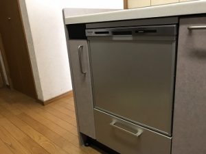 愛媛県西条市でヤマハトップオープン食洗機の取替え工事です！