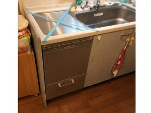 東大阪市でヤマハトップオープン食洗機を交換させて頂きました！